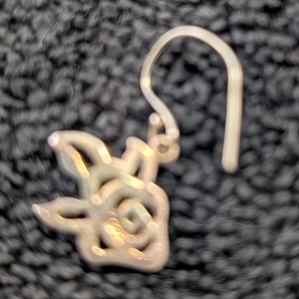 Sterling Silver 925 Celtic Knot Dangle Earrings Irish Celtic Jewelry